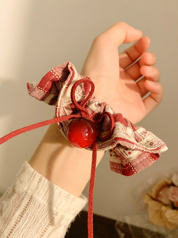Ruffle Hair Scrunchie