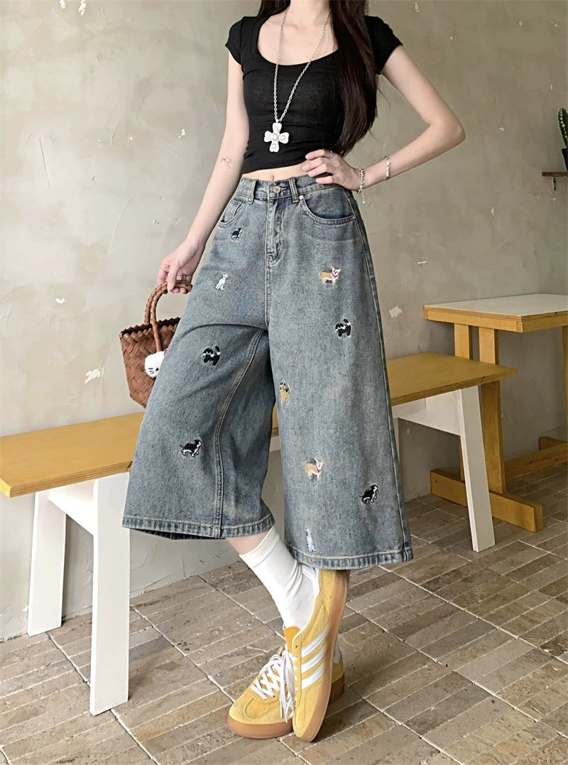 Denim Bermuda Shorts