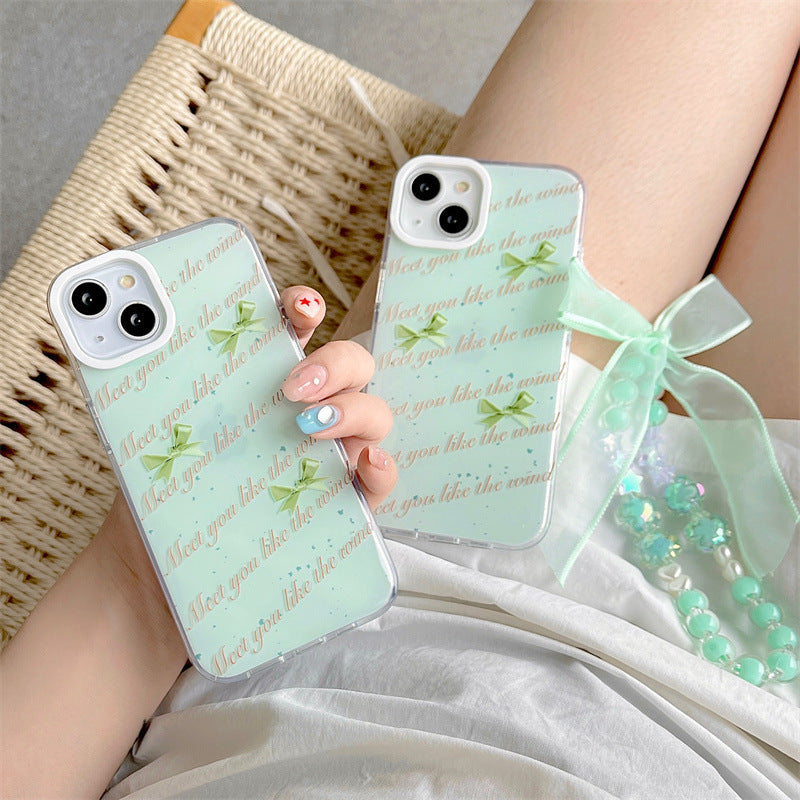 Tea Green Ribbon Case