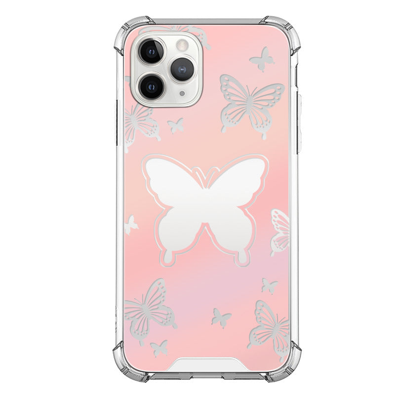 Pink Flutter Mirror Case