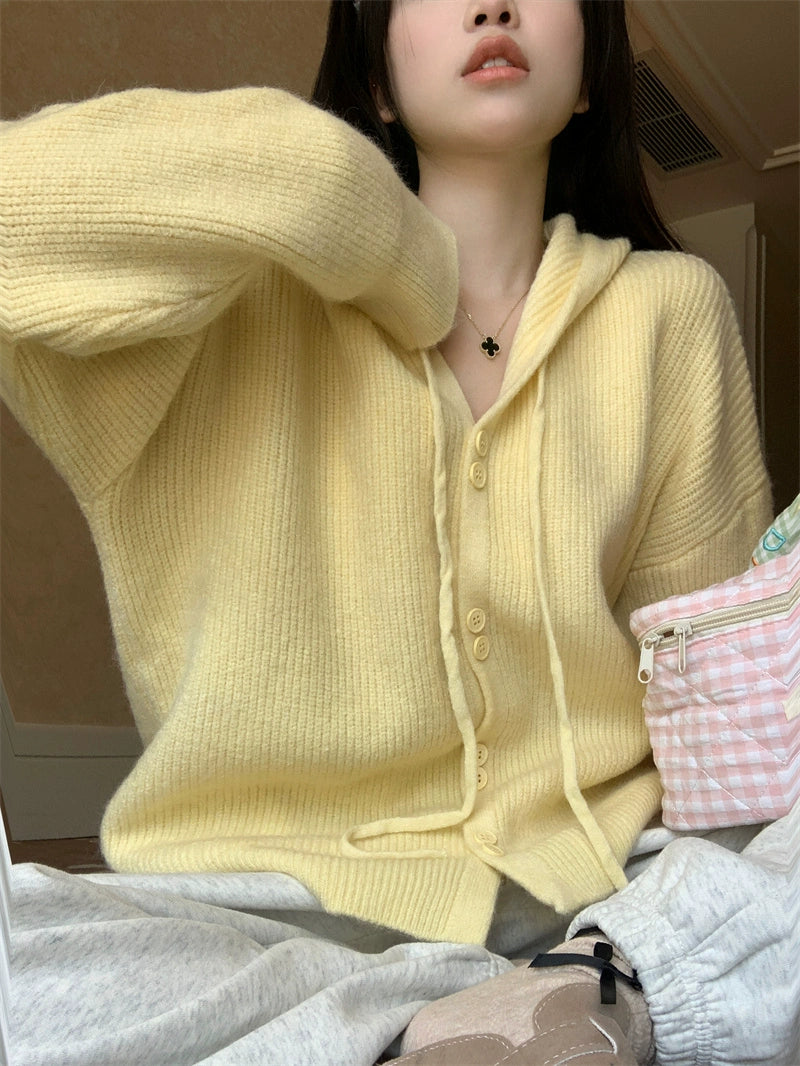 Cheesy Yellow Knit Sweater