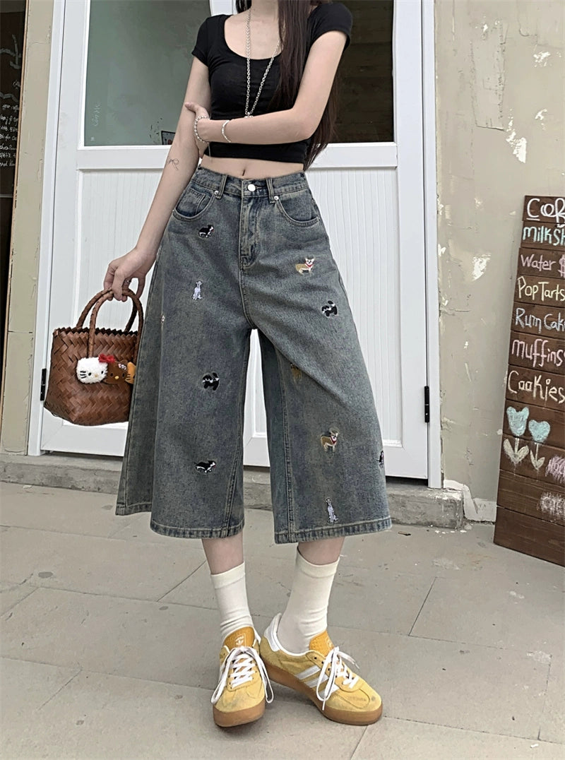 Denim Bermuda Shorts