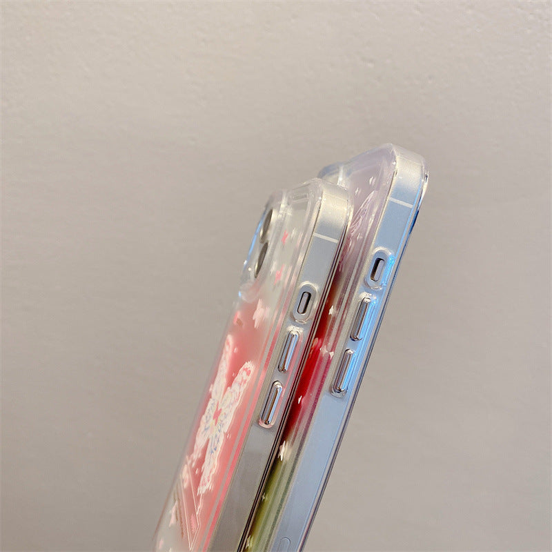 Colorful Flutter Transparent Case