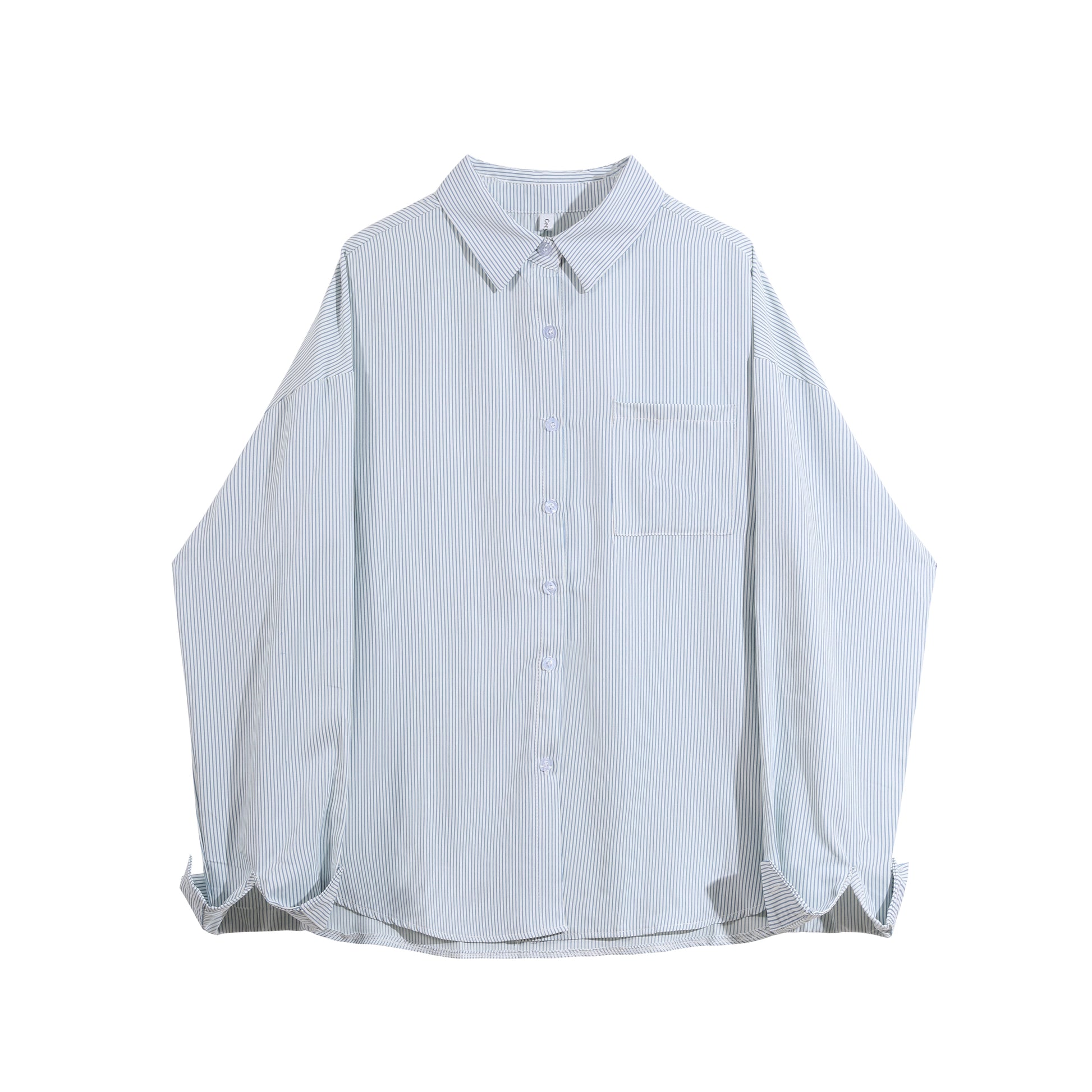 Stripes Basic Oversized Blouse