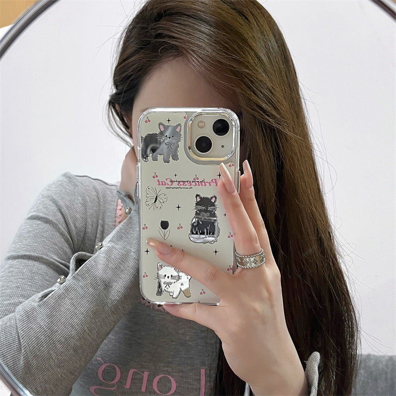 Mirror Cat Cute Case