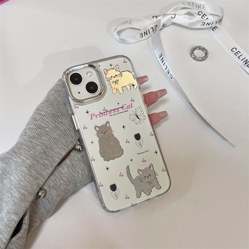 Mirror Cat Cute Case