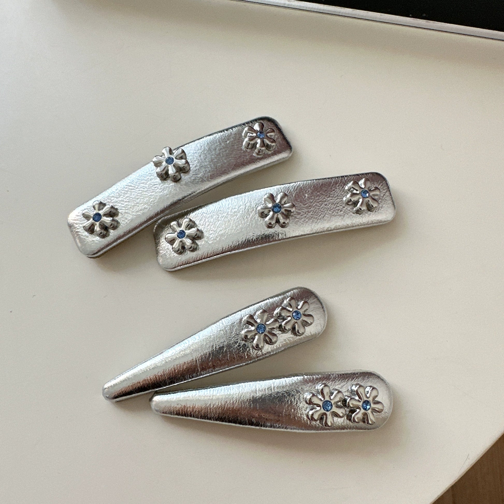 Erica Silver Hair Clip