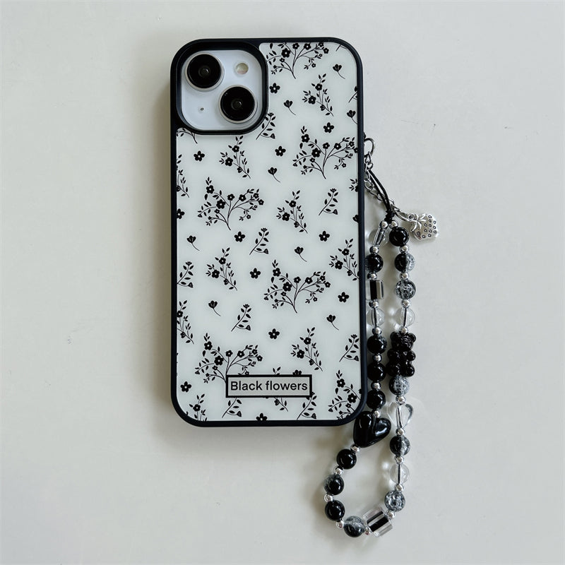 Monochrome Ditsy Flutter Case