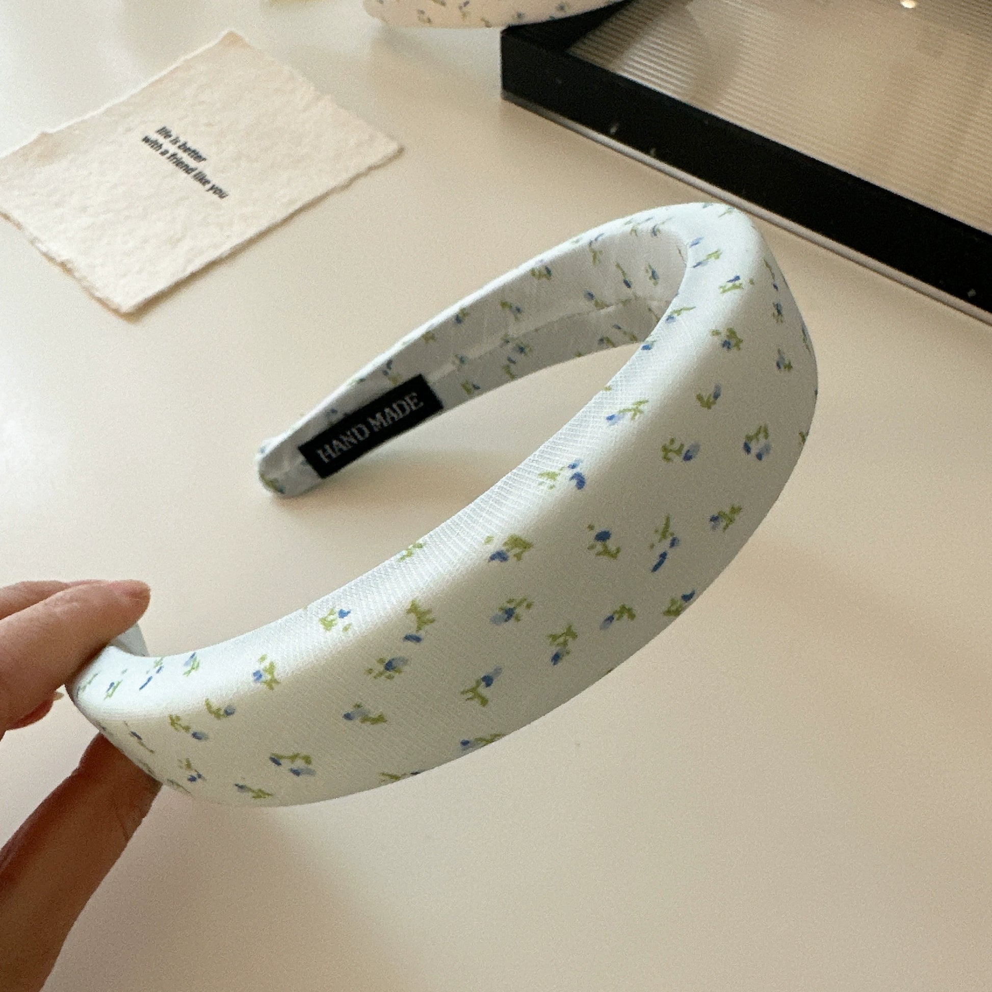 Pastel Floral Padded Headband