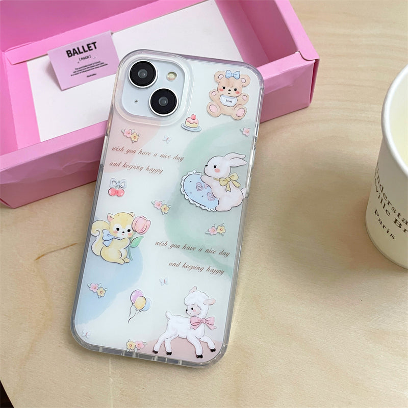 Cute Bear Sheep Case