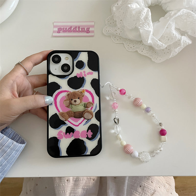 Sweet Teddy Moo Print Case