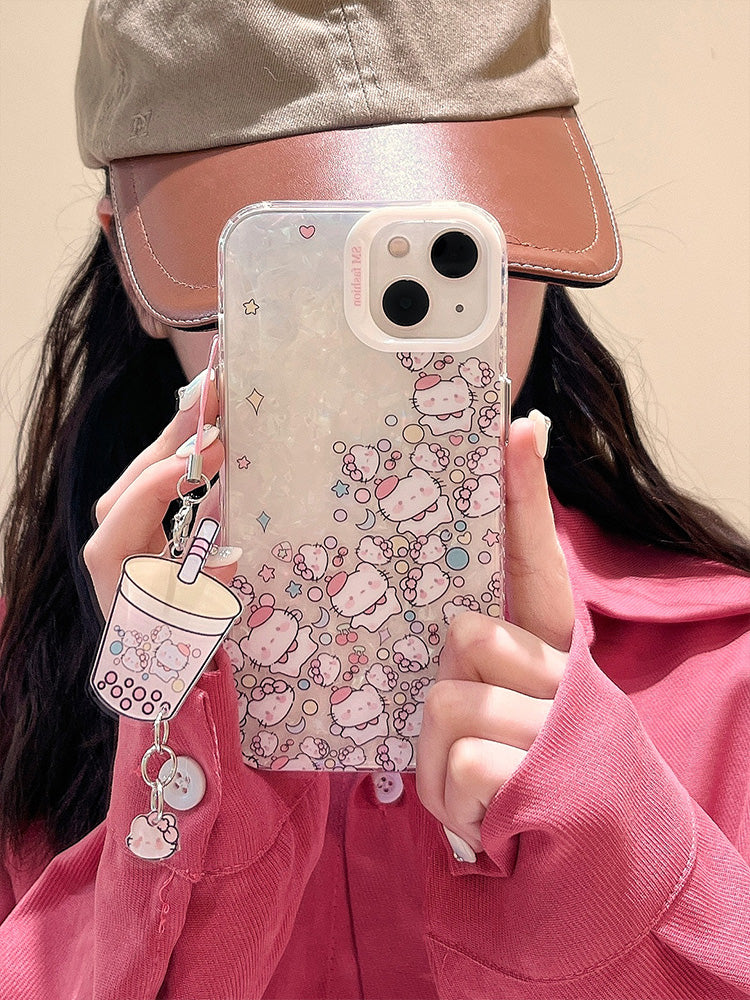 Cute Transparent Kitty Case