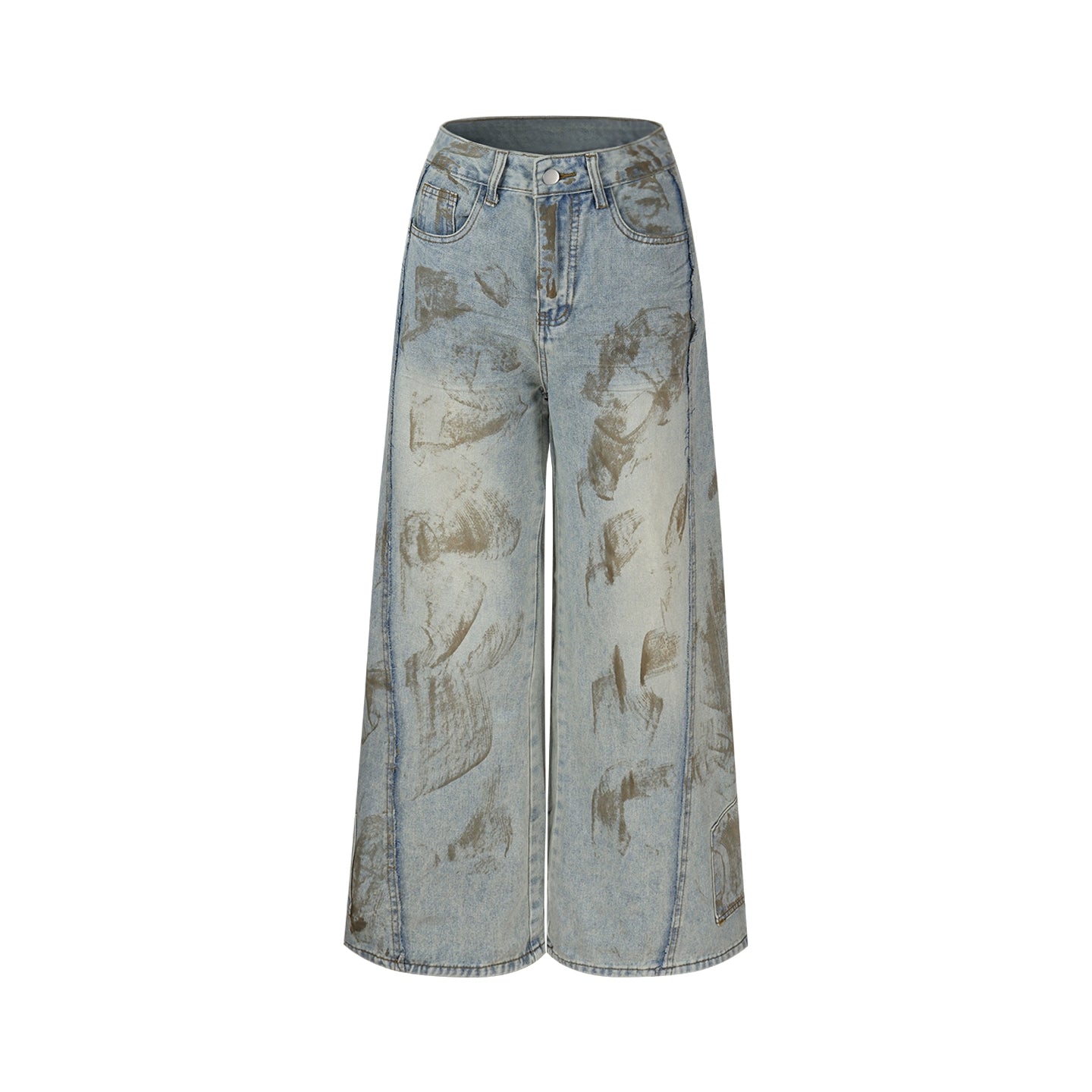 Pinstripe Corset Denim Set