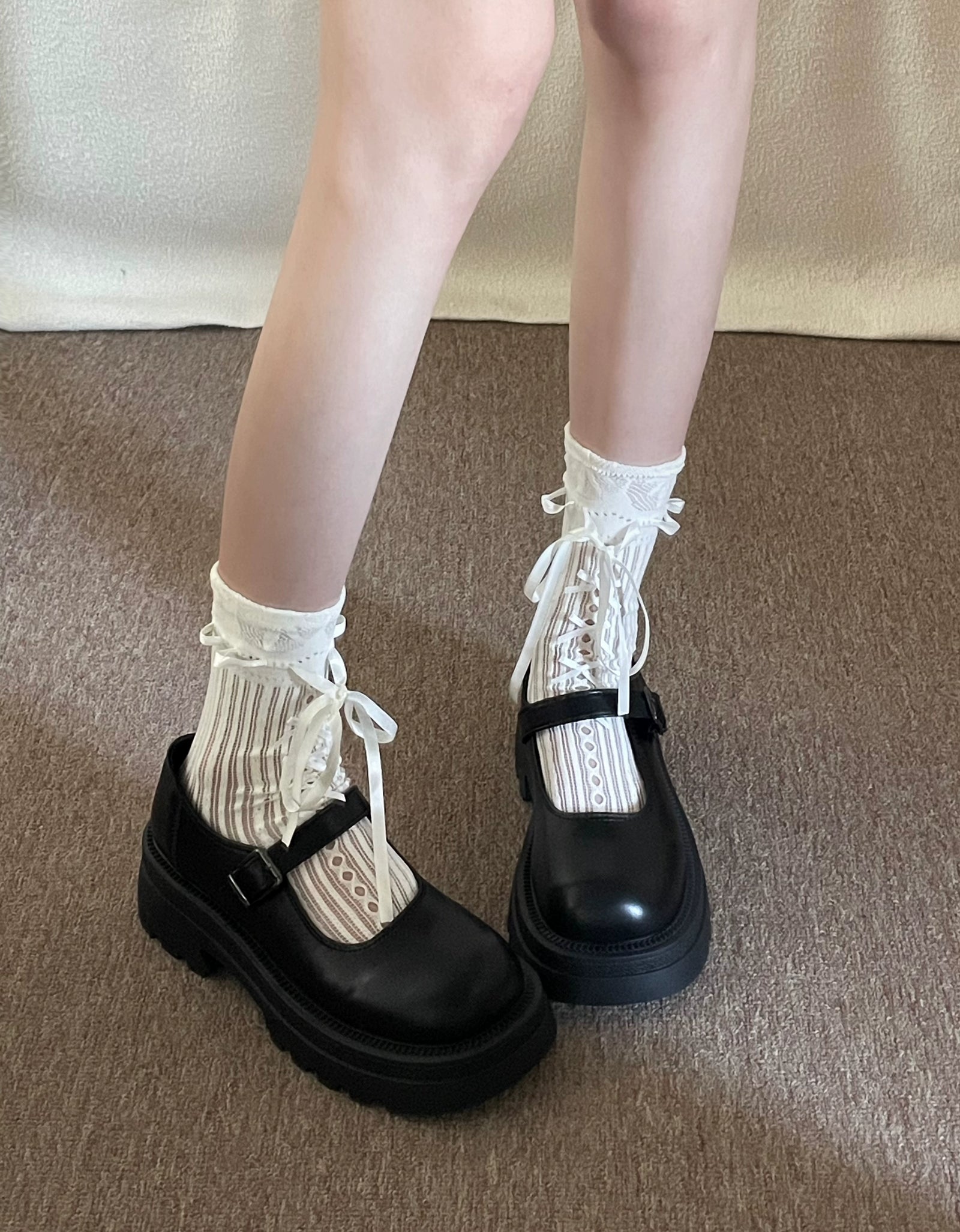 Vintage Mary Jane Platform Shoes