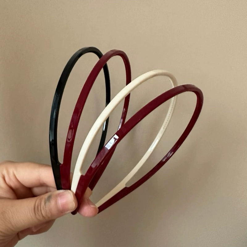 Pastel Slim Non-Slip Headband Set