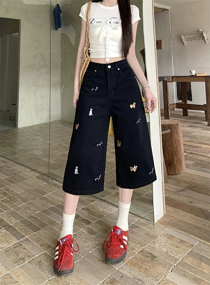 Denim Bermuda Shorts