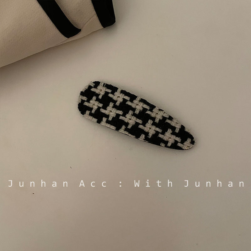 Modern Tweed Hair Clip