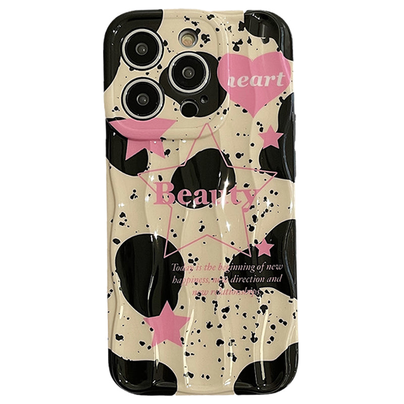 Milky Splash Heart Case