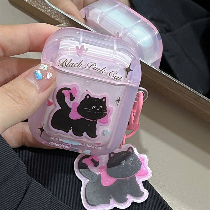 Kitty Noir with Rosy Tint Airpods Case