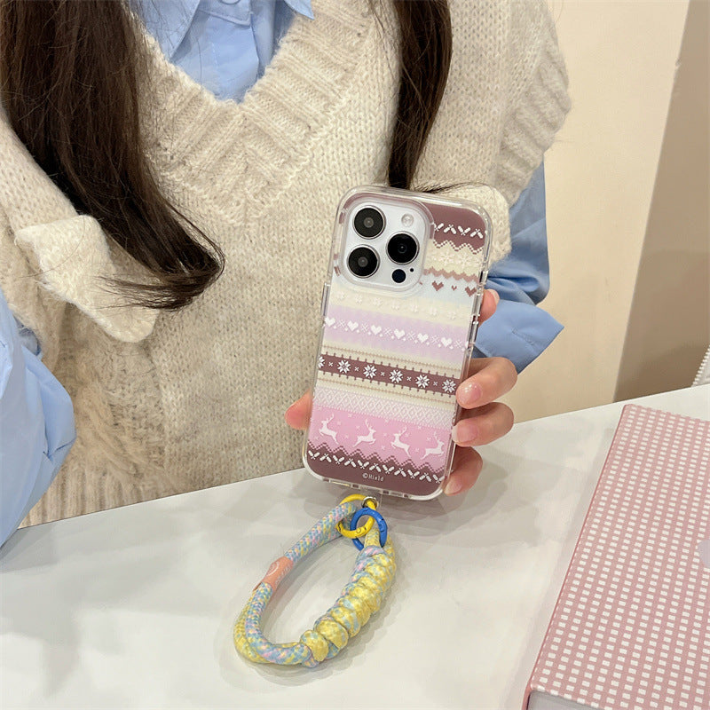 Pastel Knit Pattern Phone Case