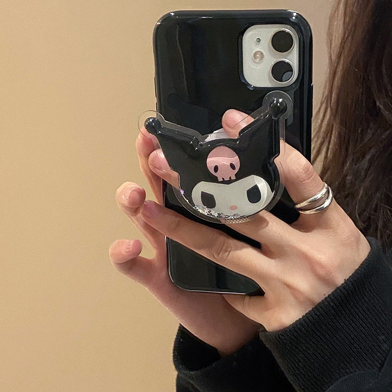 Ivory Kuromi Pop Socket Case