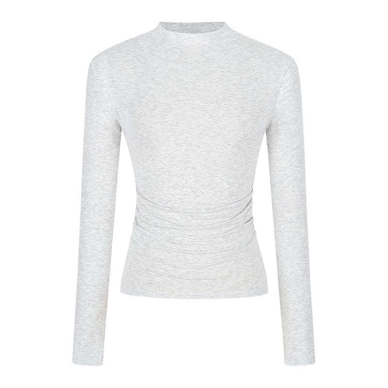 Casual Fitted Long Sleeve Top