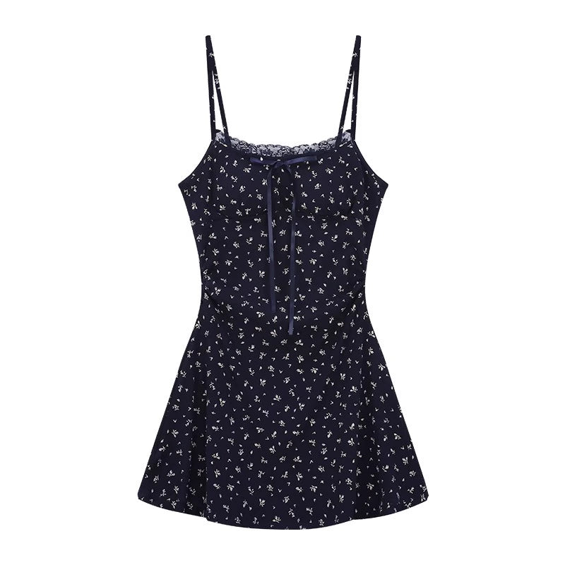 Floral Mini Dress Cardigan