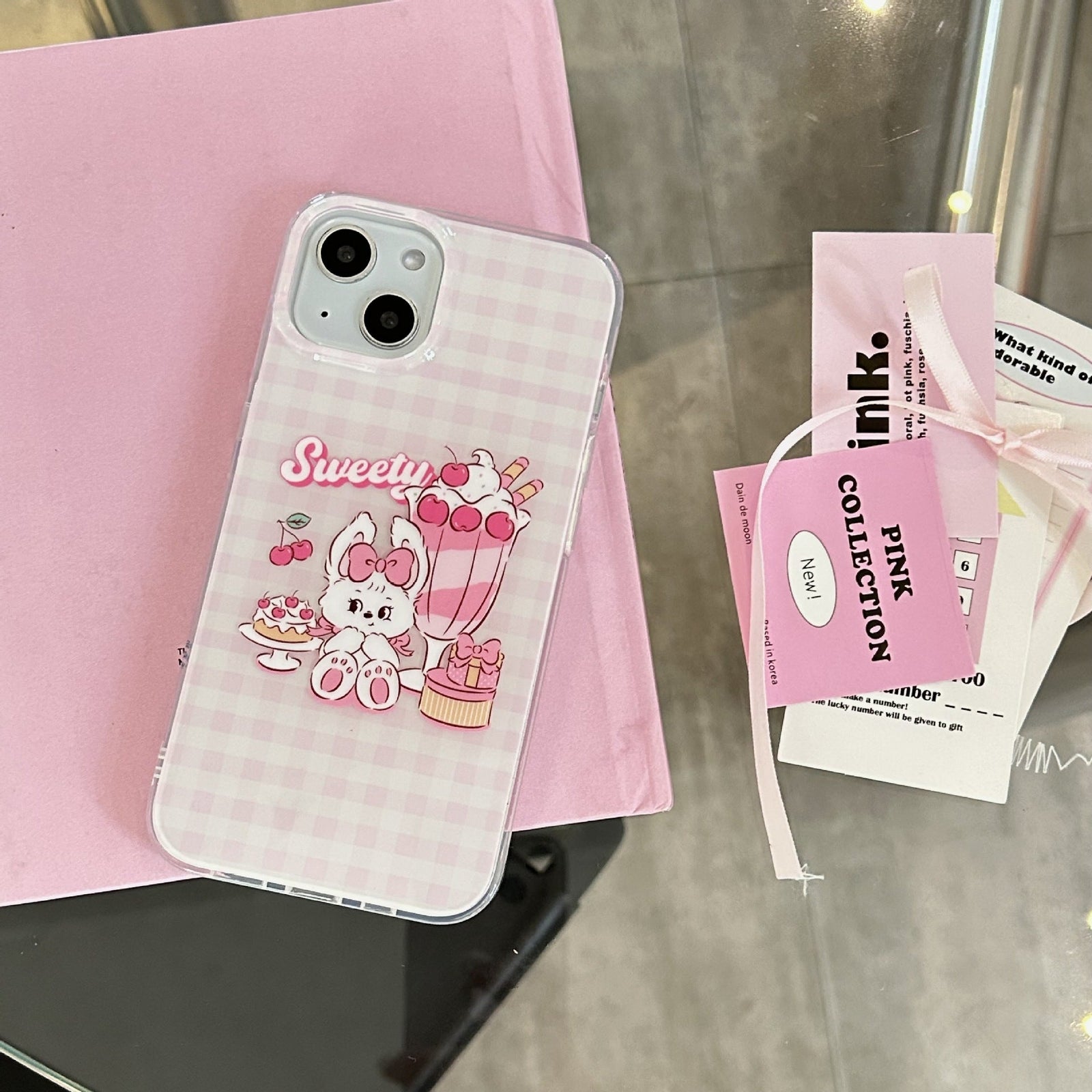 Sweety Bunny Plaid Case