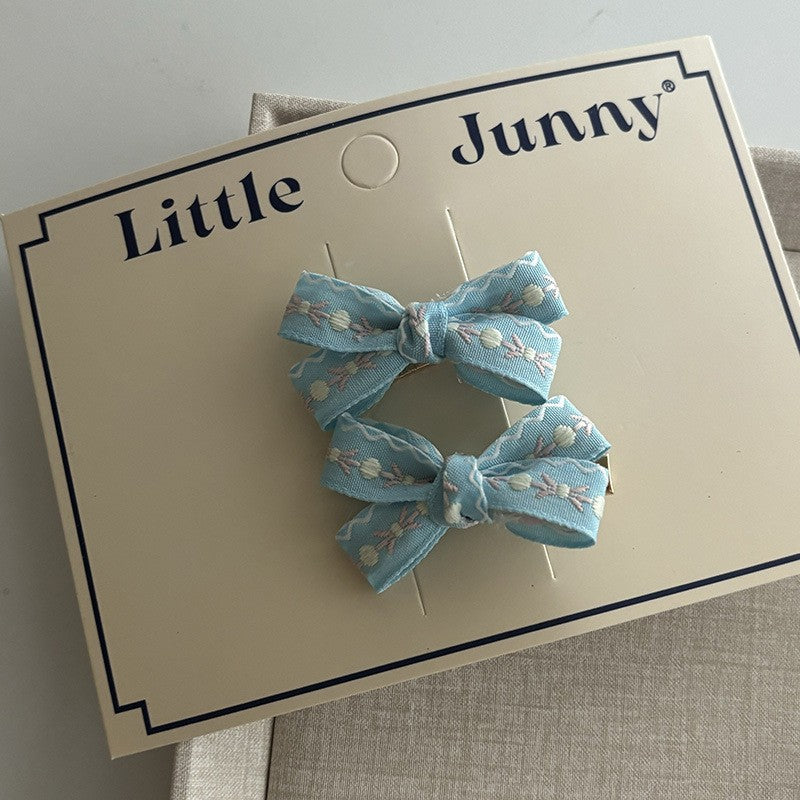 Charming Pastel Floral Hair Clips