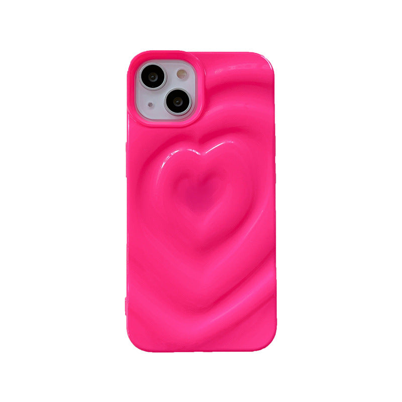 Hotpink Wavy Heart Case