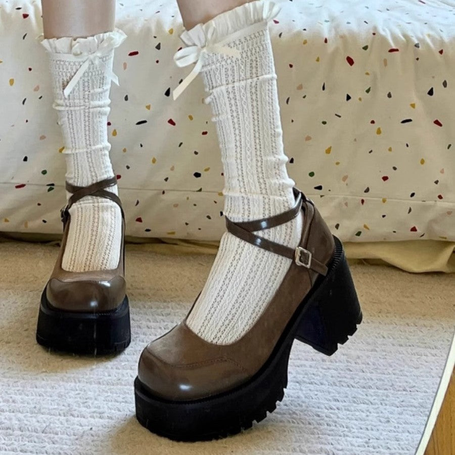 Elegant Frilly Lace Princess Socks