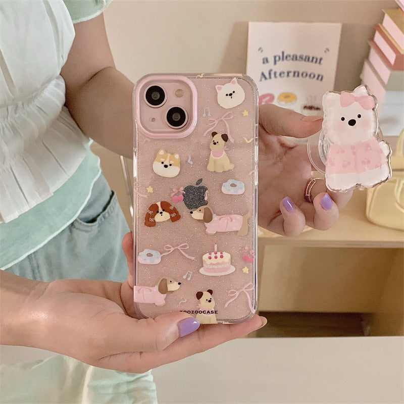 Cute Bear and Dog Phone Case