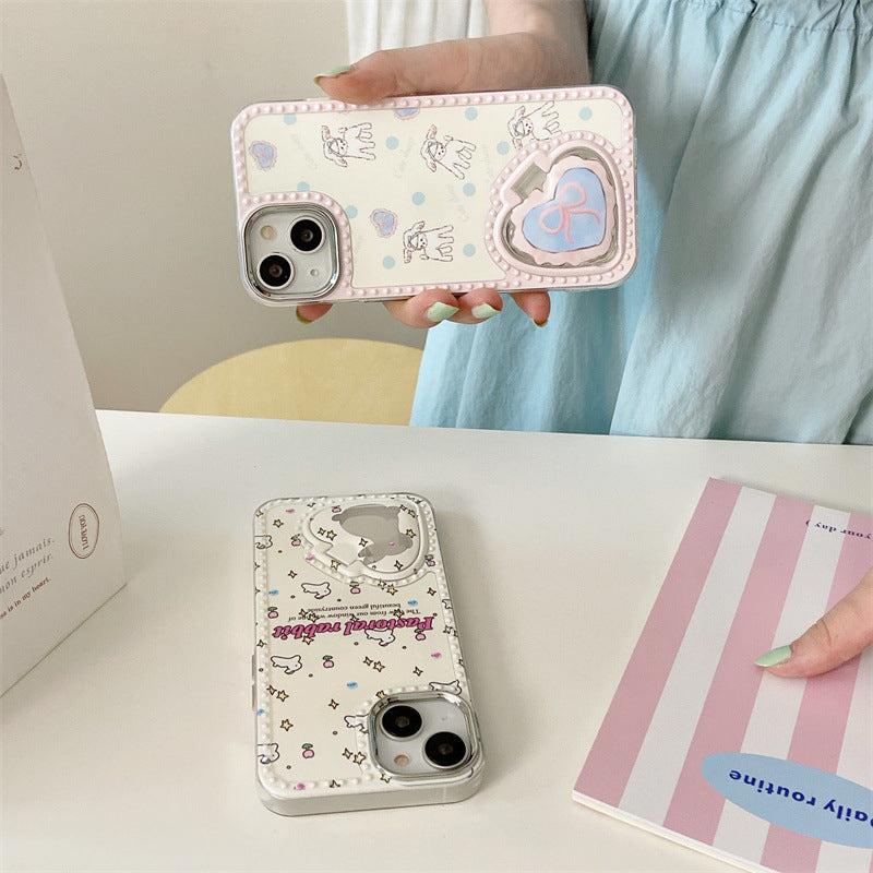 Bunny Flip Mirror Case