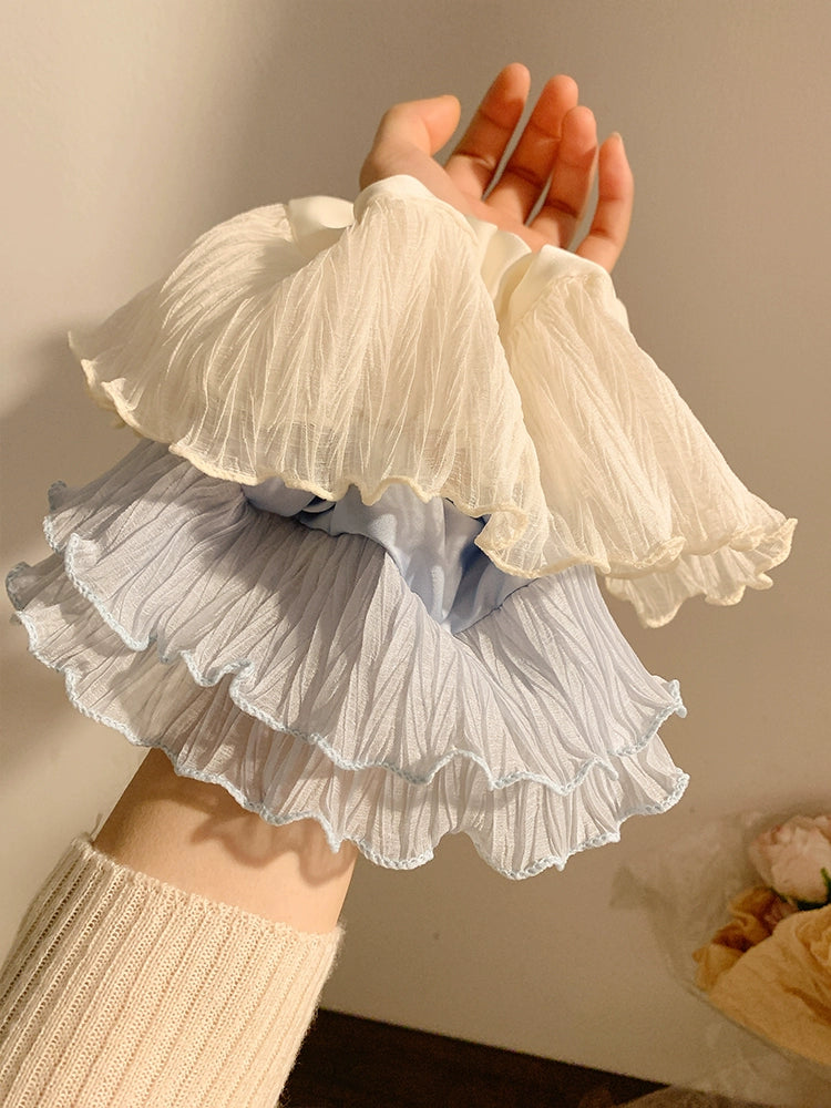 Layered Ruffle Chiffon Hair Scrunchie