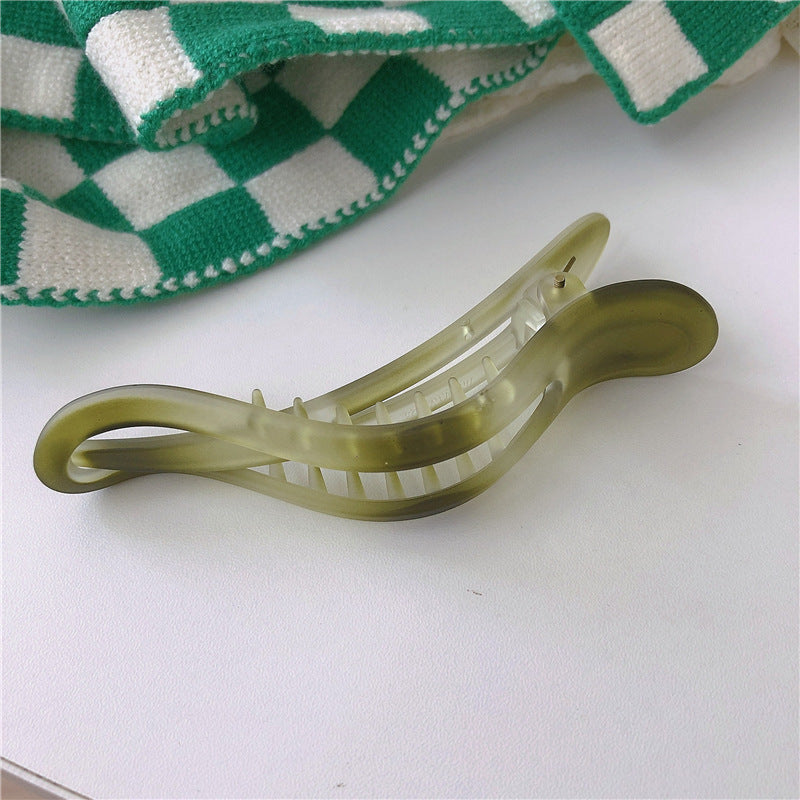 Mossy Sheen Claw Clip