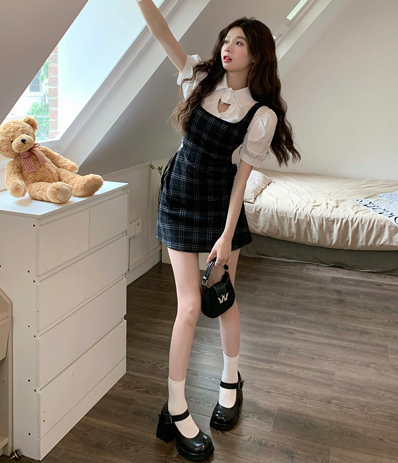 Stella Plaid Dress Set