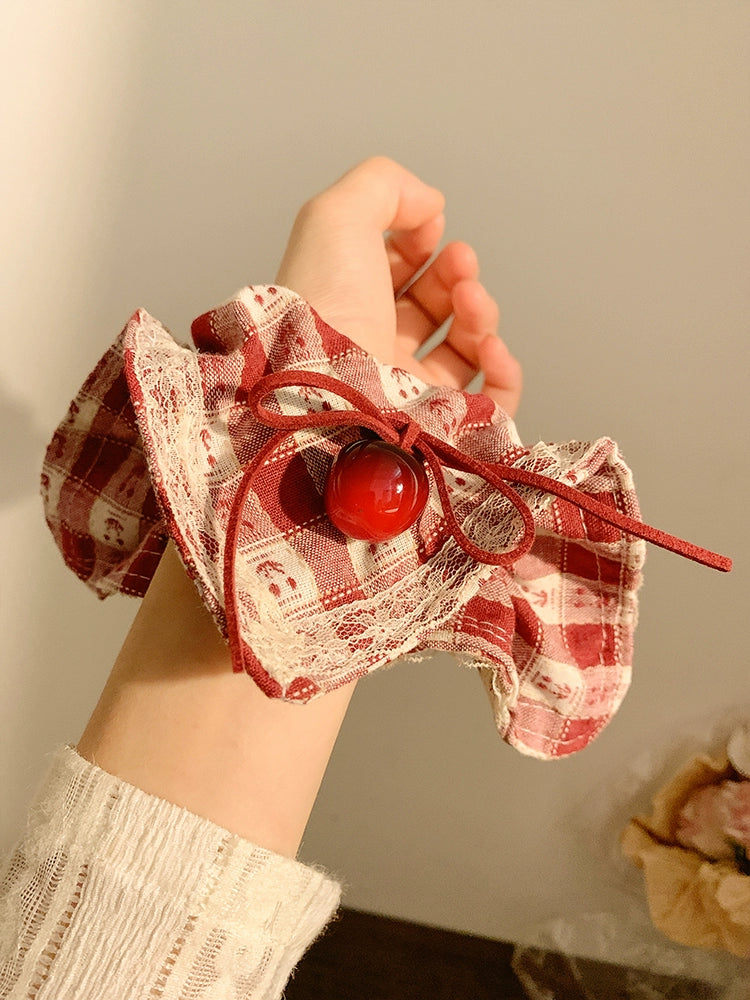 Ruffle Hair Scrunchie