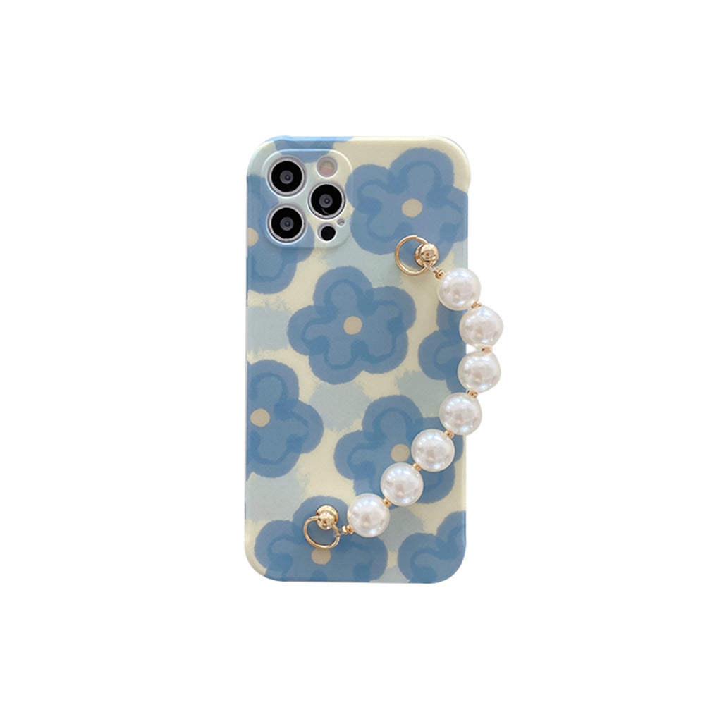 Pearl Chain Floral Case