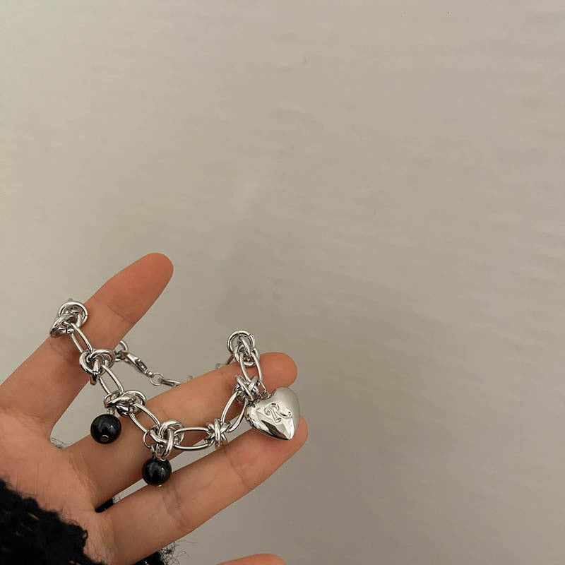 Bramble Heart Silver Necklace