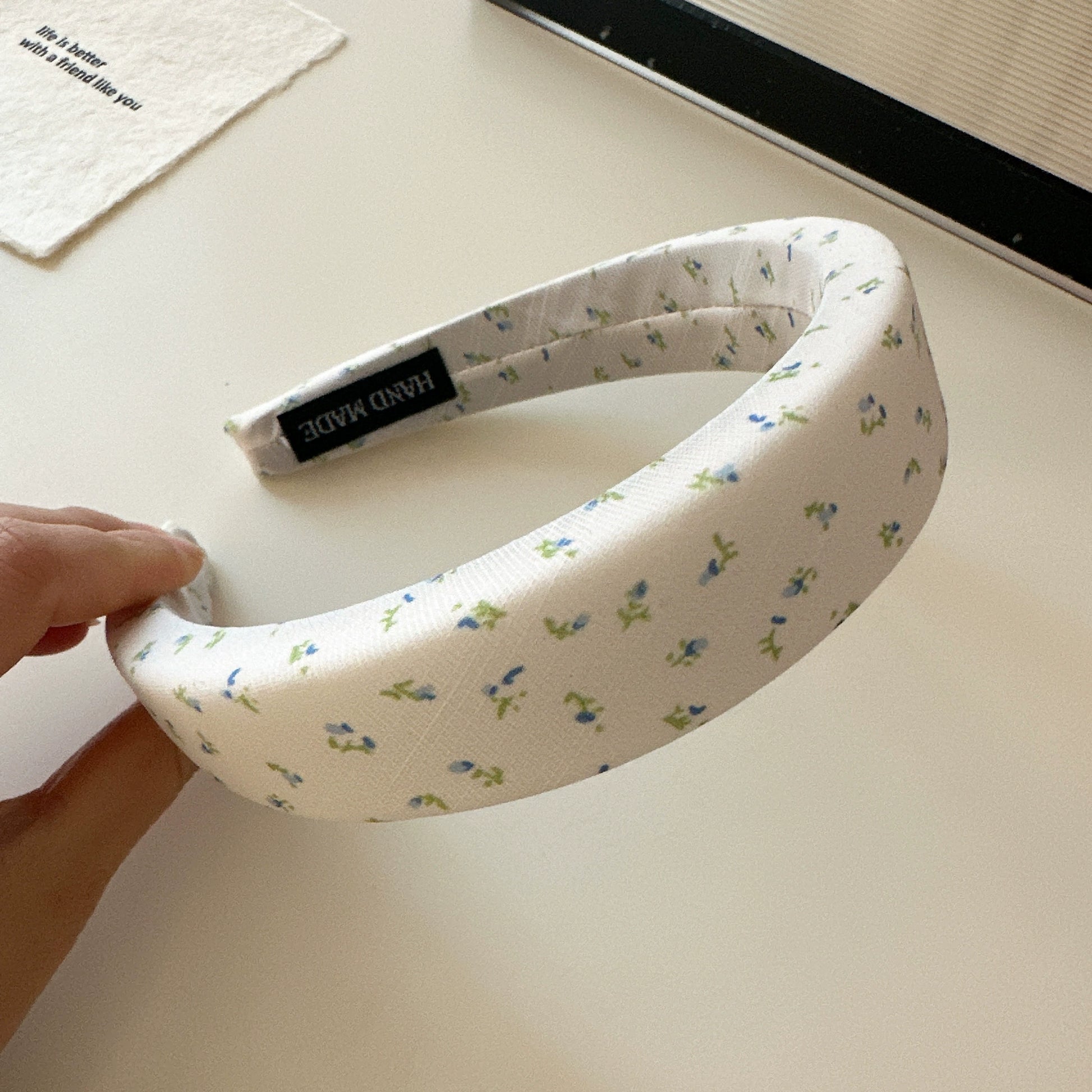 Pastel Floral Padded Headband