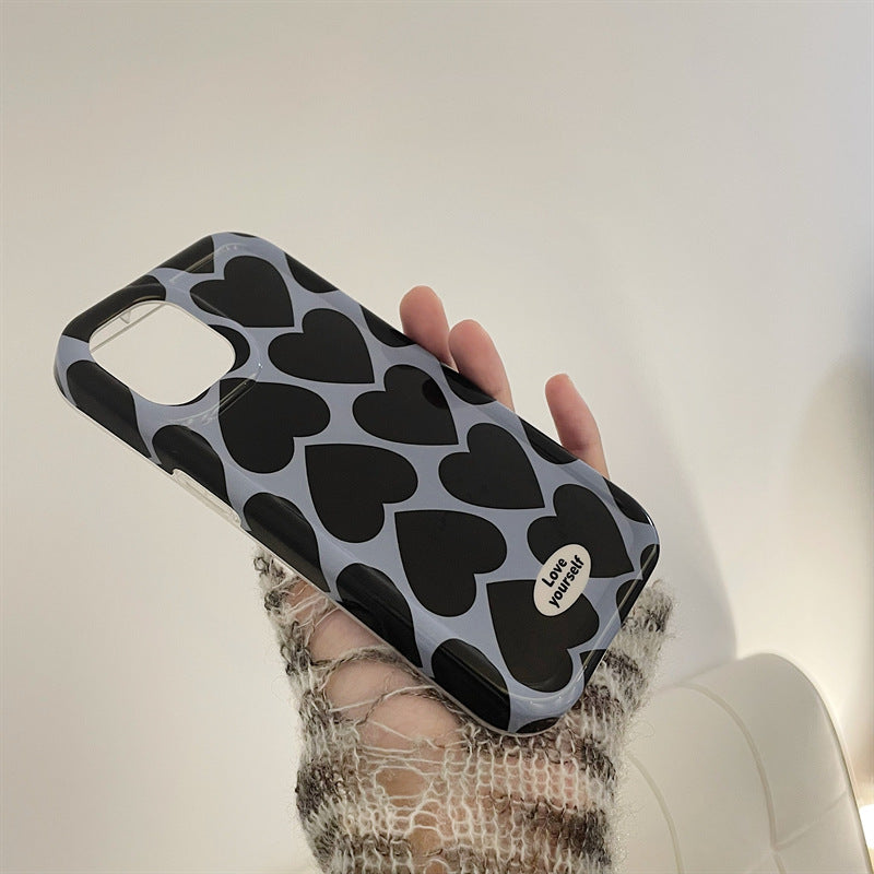 Blue Black Heart Case