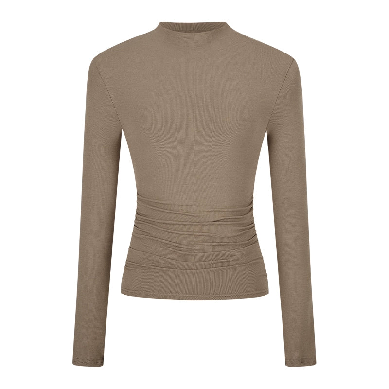 Casual Fitted Long Sleeve Top