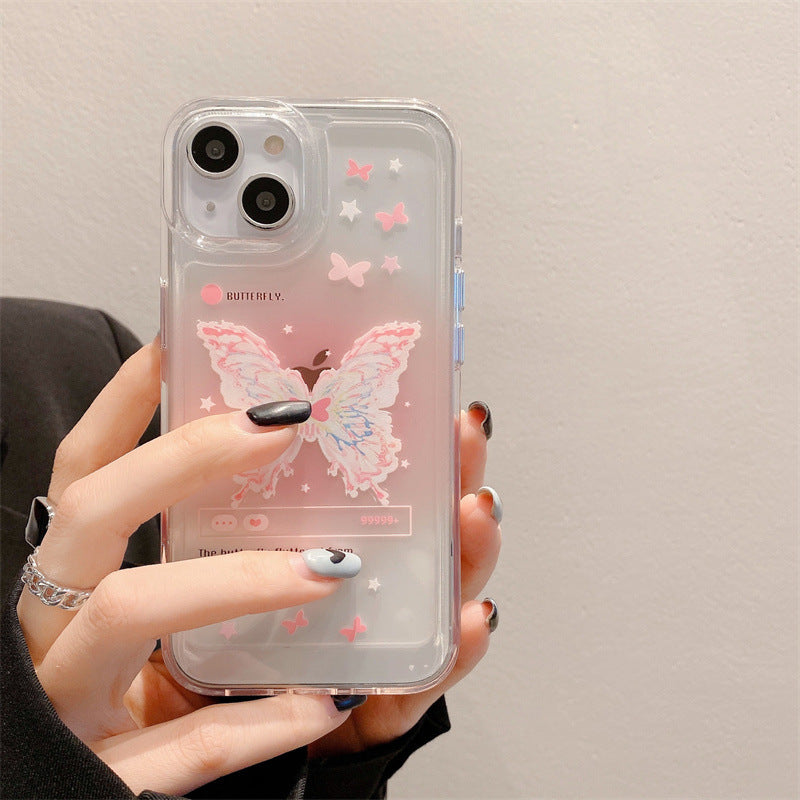 Colorful Flutter Transparent Case