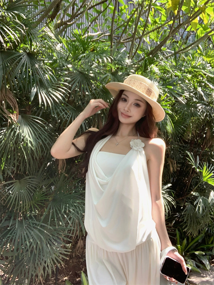 Chic Linen Wide‑Leg Jumpsuit
