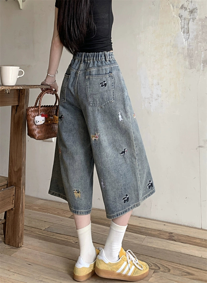 Denim Bermuda Shorts