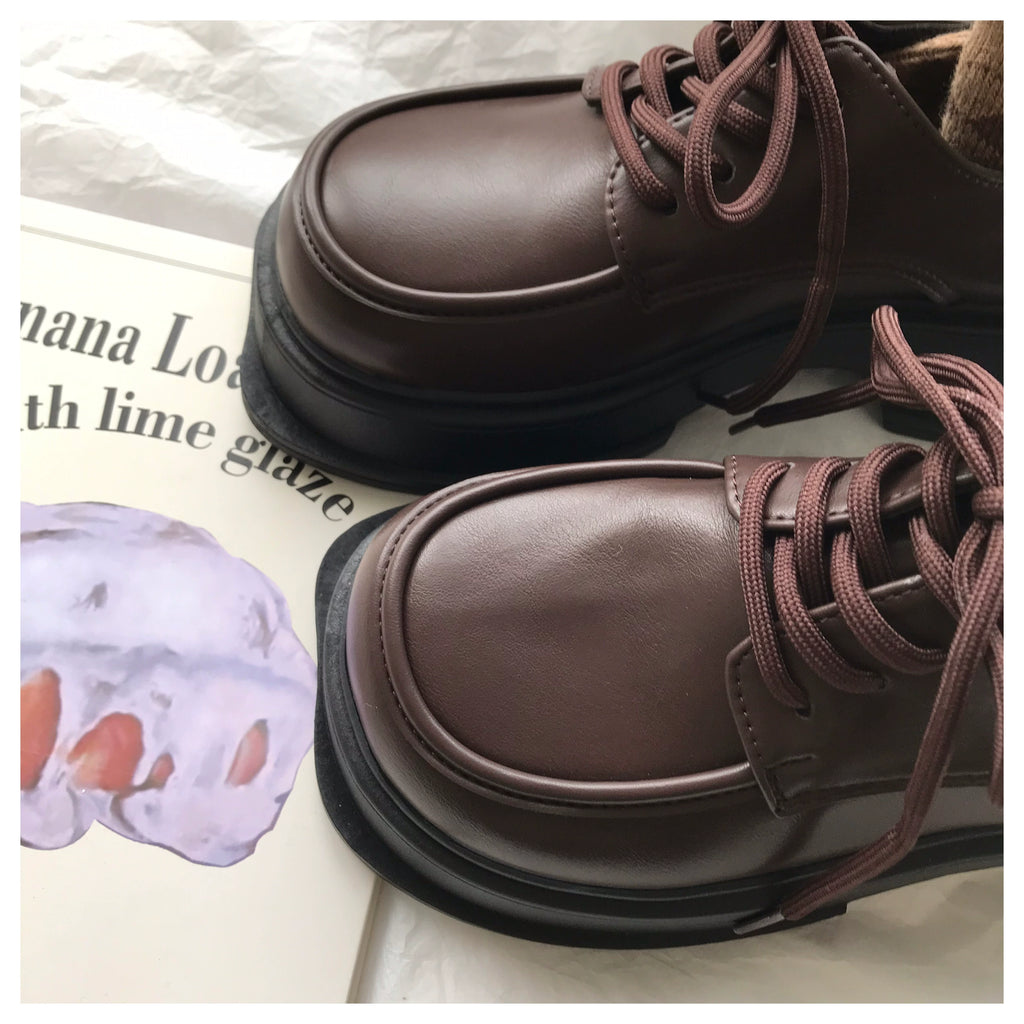 Vintage Chunky Platform Oxford Shoes