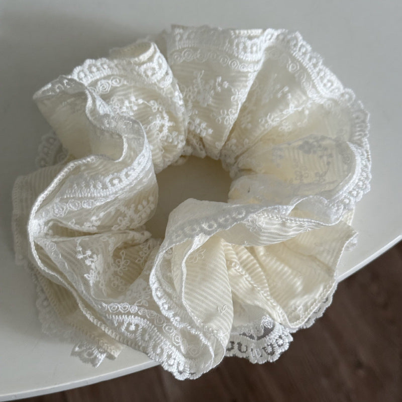 Lace Ribbon Scrunchie Hair Bands