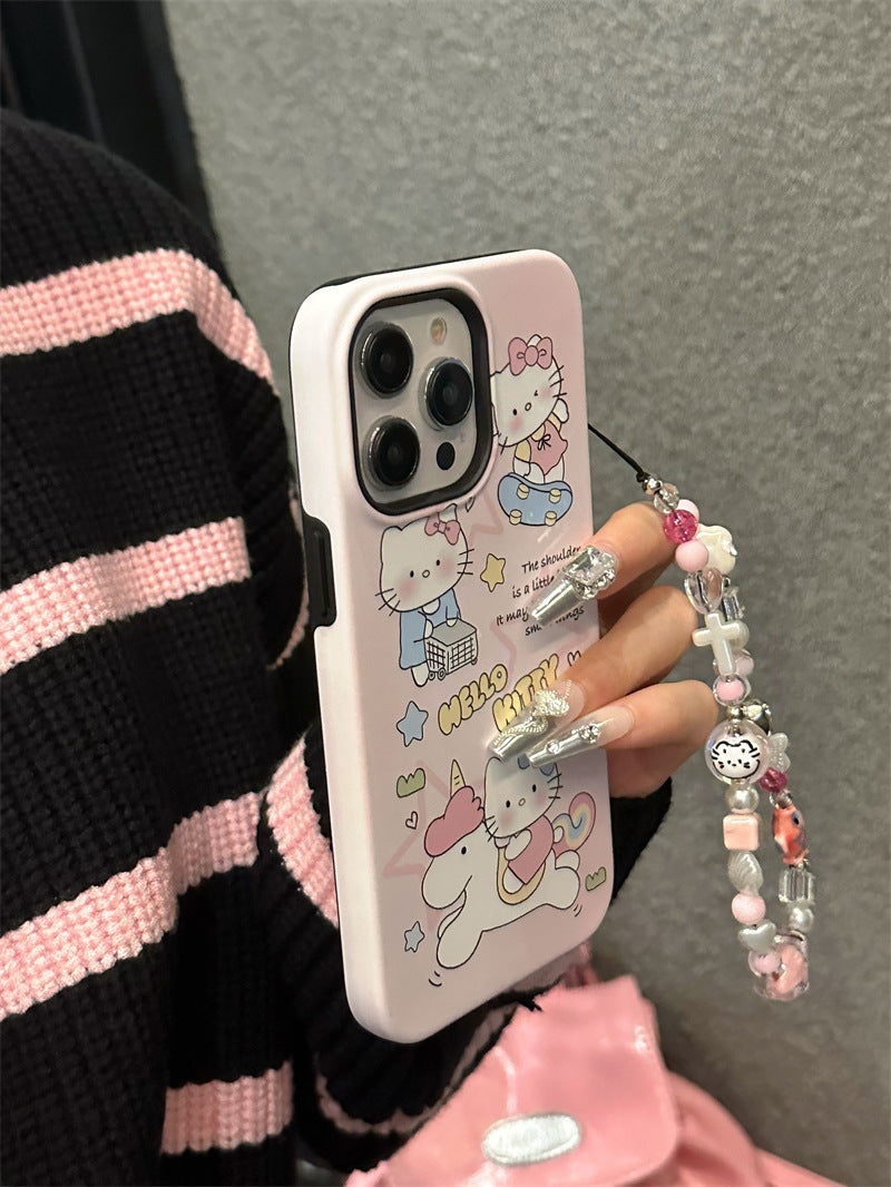 Skating Kitty Pink Case