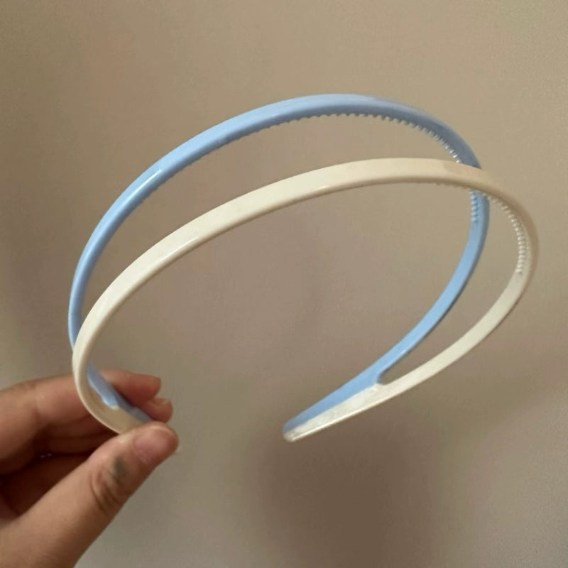 Pastel Slim Non-Slip Headband Set
