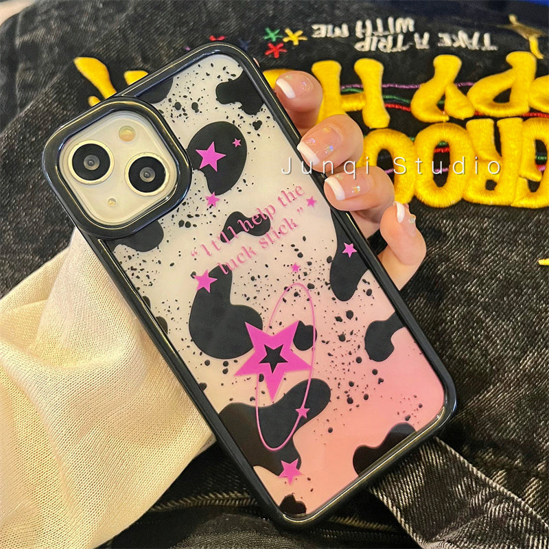 Black and pink stary case